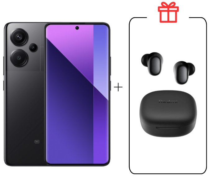 Смартфон Xiaomi Redmi Note 13 Pro+ 5G NFC 8/256GB Midnight Black + подарок купить,NaN
