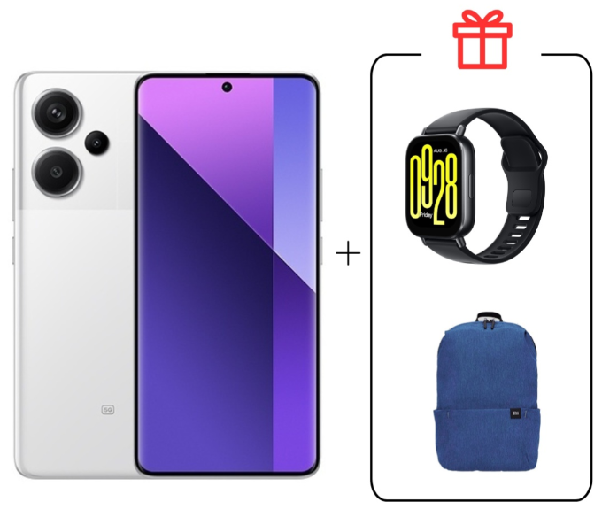 Смартфон Xiaomi Redmi Note 13 Pro+ 5G NFC 8/256GB Moonlight White + подарок купить,NaN