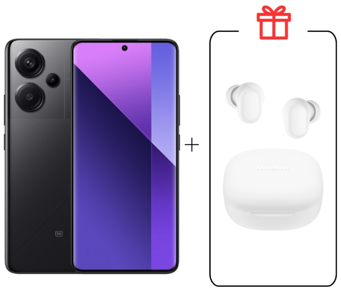 Смартфон Xiaomi Redmi Note 13 Pro+ 5G NFC 8/256GB Midnight Black + подарок купить,NaN