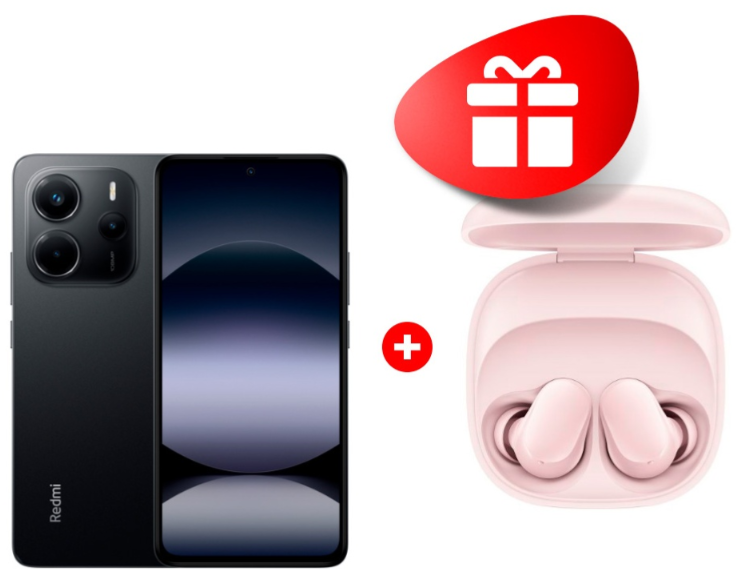 Смартфон Xiaomi Redmi Note 14 4G 6/128Gb Midnight Black + подарок купить,NaN