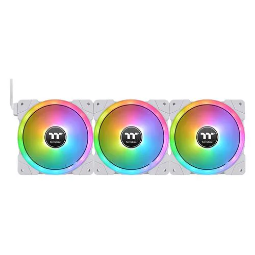 Кулер Thermaltake Swafan EX14 RGB PC Cooling Fan CL-F162-PL14SW-A White 3 шт/уп