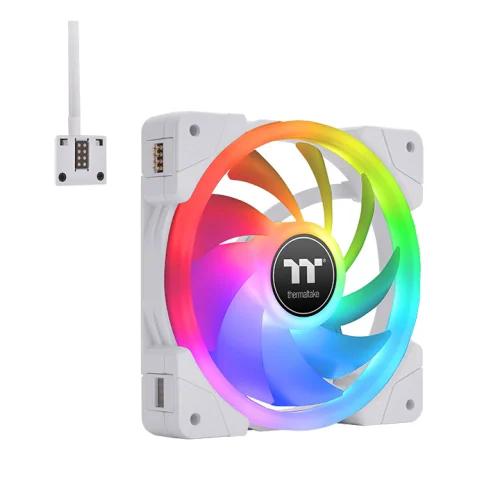 Кулер Thermaltake Swafan EX14 RGB PC Cooling Fan CL-F162-PL14SW-A White 3 шт/уп купить,0