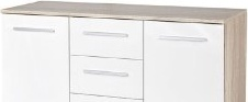Комод Гербор Непо KOM4S белый-коричневый 118.50x33.50x83.5 см купить,NaN