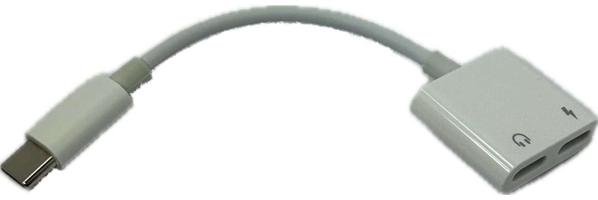 Переходник USB TypeC (F), USB TypeC (M), 0.118 м, белый