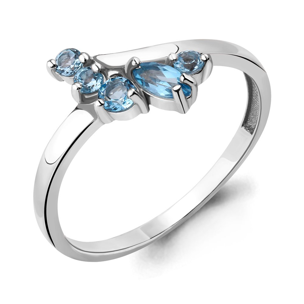 Кольцо Aquamarine 6568505 17,5р 1,57гр. купить,NaN