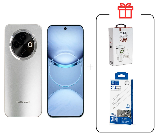 Смартфон Tecno Spark 30C 4/128Gb Titanium Gold+подарок купить,NaN
