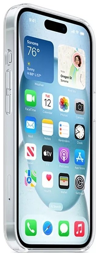 Чехол для Apple iPhone 15 прозрачный купить,450
