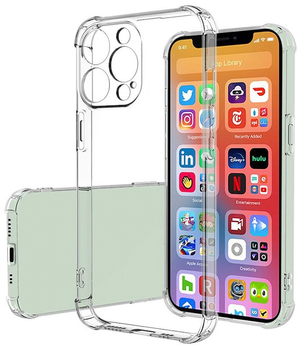 Чехол для Apple iPhone 13 Pro прозрачный - ForteMarket Чехол для Apple iPhone 13 Pro прозрачный купить,270