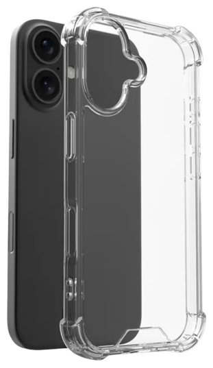 Чехол для Apple iPhone 16 прозрачный купить,270