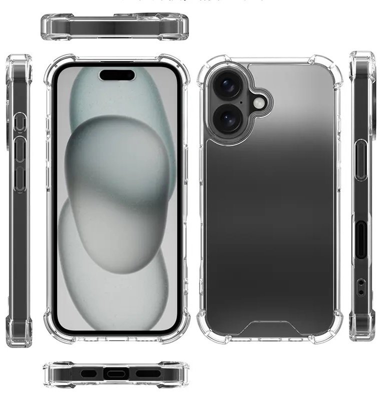 Чехол для Apple iPhone 16 прозрачный купить,270