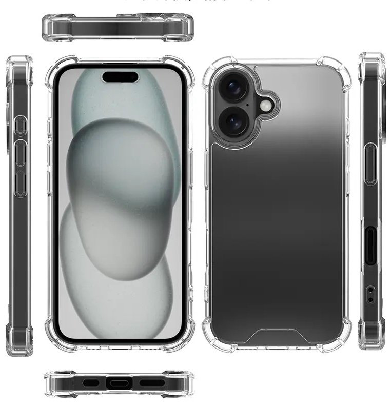 Чехол для Apple iPhone 16 прозрачный купить,270