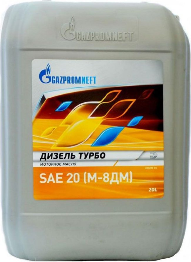 Моторное масло Минеральное Gazpromneft М-8ДМ 20 20 л
