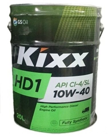 Моторное масло Синтетическое Kixx HD1 10W-40 20 л