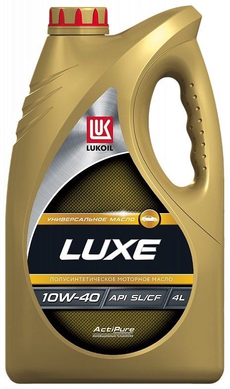 Моторное масло Полусинтетическое ЛУКОЙЛ LUXE 10W-40 4 л