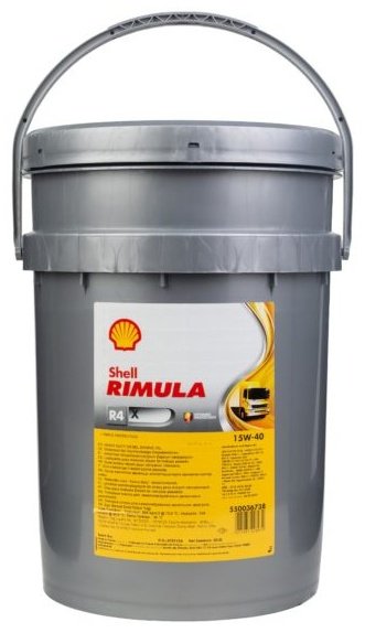 Моторное масло Минеральное SHELL RIMULA R4 X 15W-40 20 л