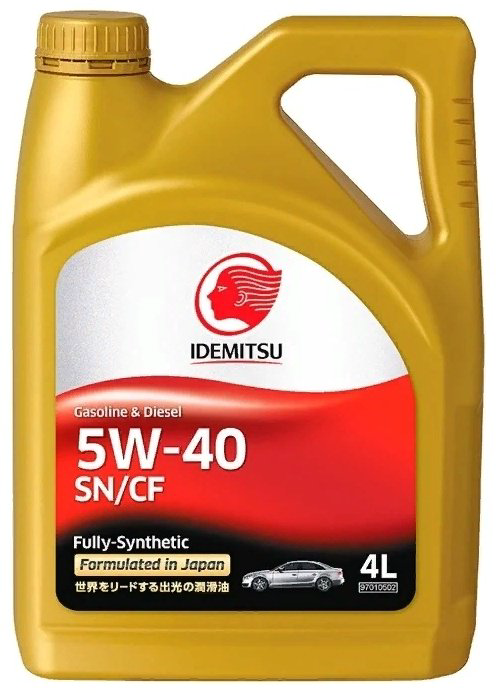 Моторное масло Моторное масло синтетическое IDEMITSU Formulated in Japan 5W-40 4 л купить,28500