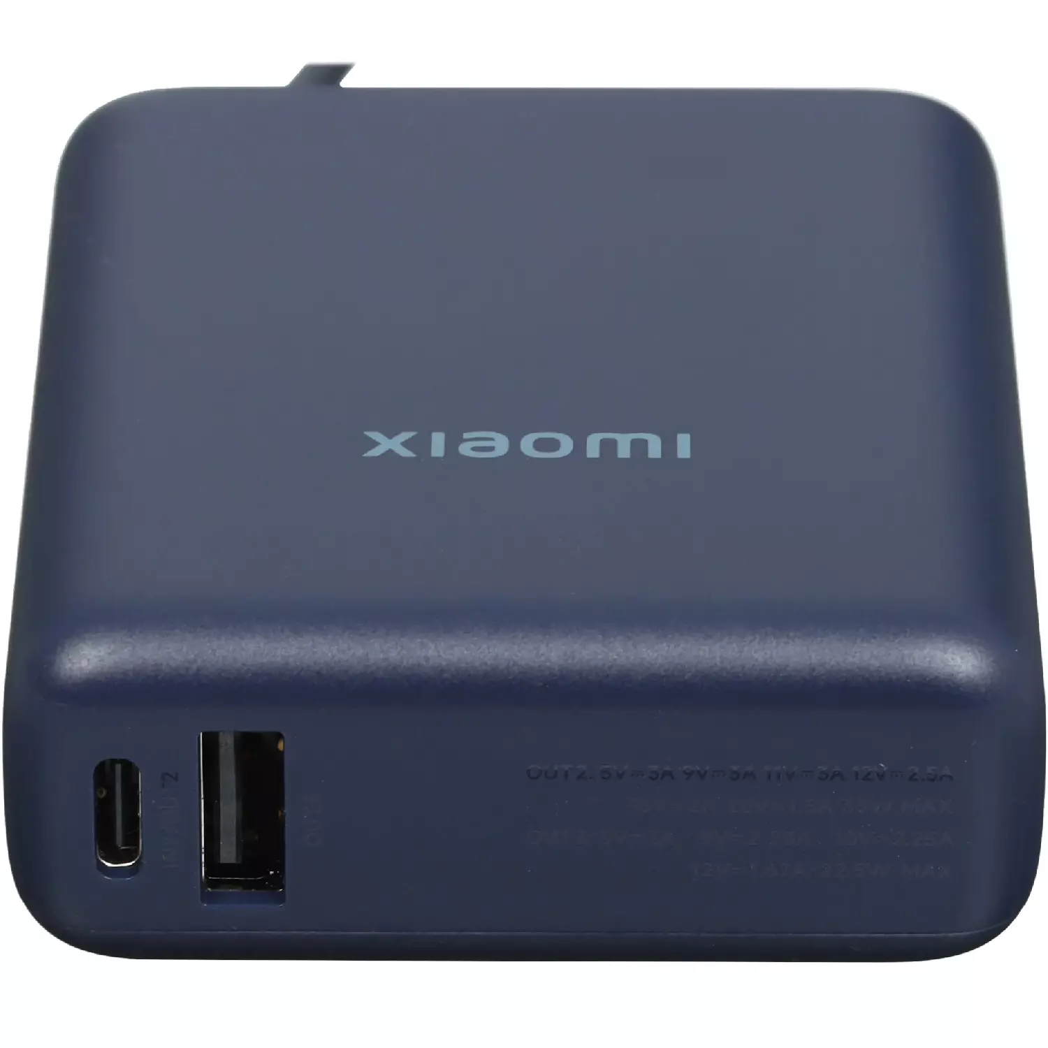 Power Bank Xiaomi 33W 10000mAh Integrated Cable Ice Blue