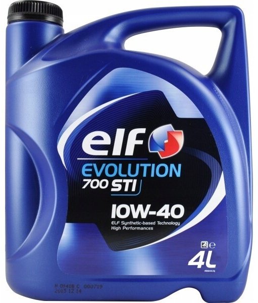 Моторное масло Полусинтетическое ELF Evolution 700 STI 10W-40 4 л