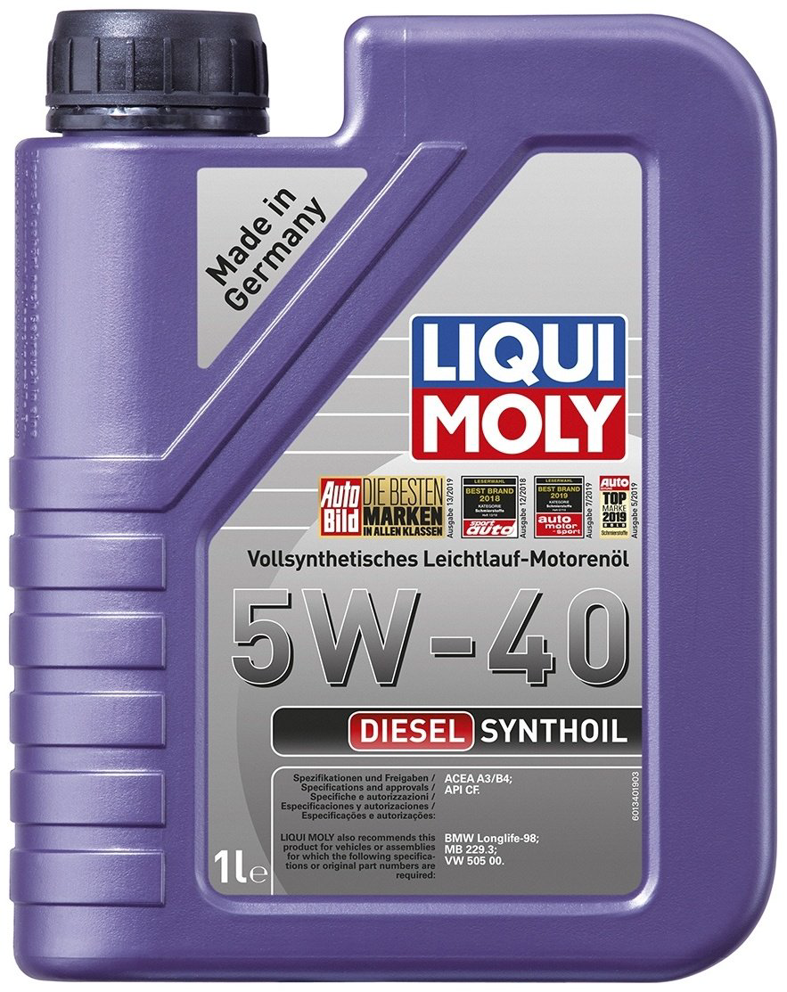 Моторное масло Синтетическое LIQUI MOLY DIESEL SYNTHOIL 5W-40 1 л - ForteMarket Моторное масло Синтетическое LIQUI MOLY DIESEL SYNTHOIL 5W-40 1 л купить,15300