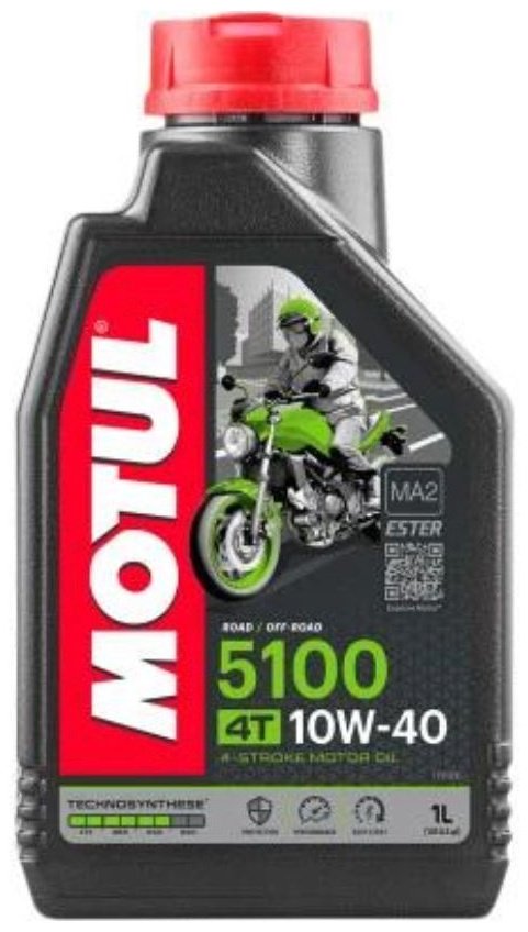 Моторное масло Полусинтетическое Motul 5100 4T 10W-40 1 л