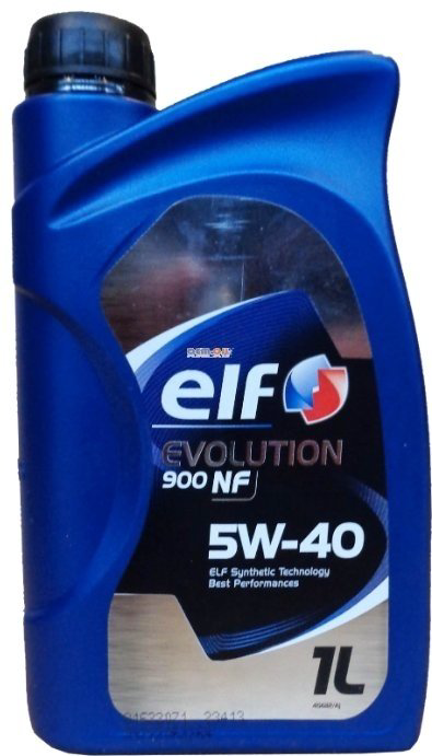 Моторное масло Синтетическое ELF Evolution 900 NF 5W-40 1 л купить,NaN