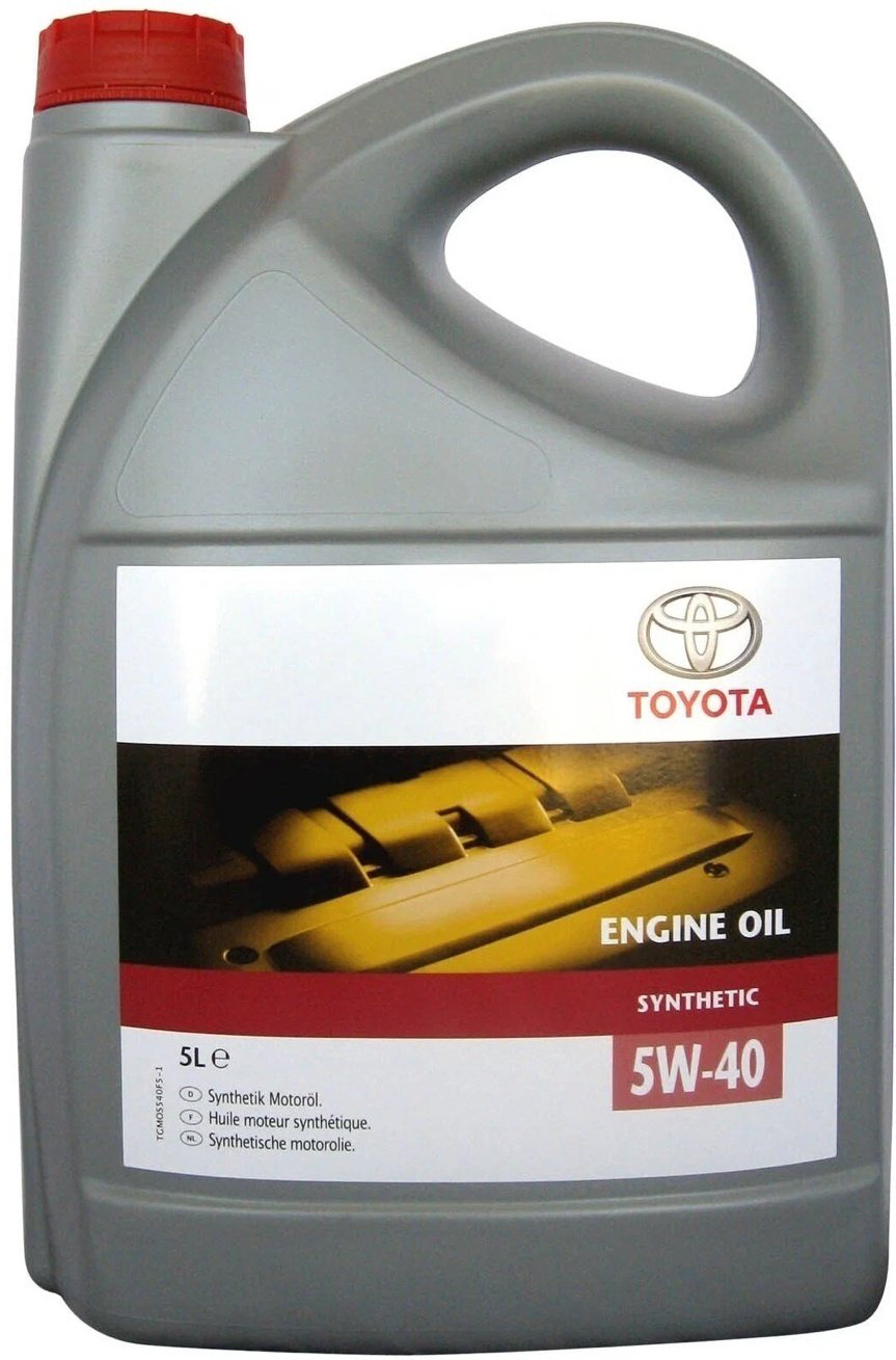 Моторное масло Синтетическое Toyota ENGINE OIL SYNTHETIC 5W-40 5 л купить,80196