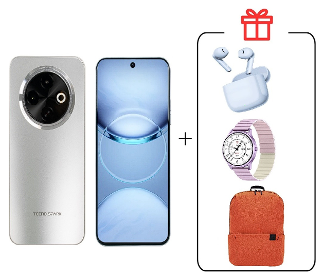 Смартфон Tecno Spark 30C 4/128Gb Titanium Gold+подарок купить,NaN