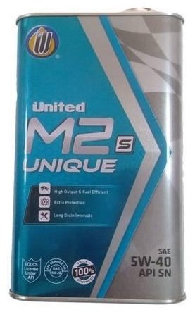 Моторное масло Синтетическое United Oil Oil 5W-40 1 л