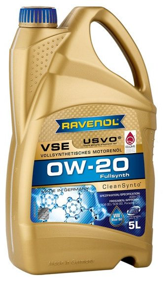 Моторное масло Синтетическое RAVENOL VSE C5 0W-20 5 л купить,NaN