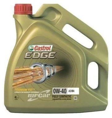 Моторное масло Синтетическое Castrol EDGE 0W-40 4 л
