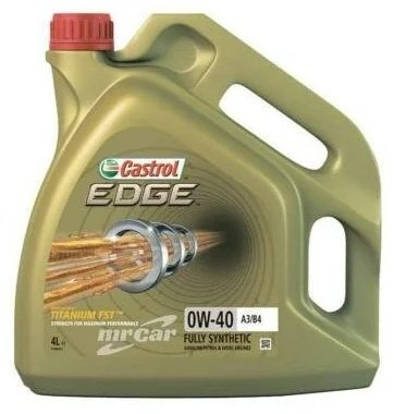 Моторное масло Синтетическое Castrol EDGE 0W-40 4 л купить,44200