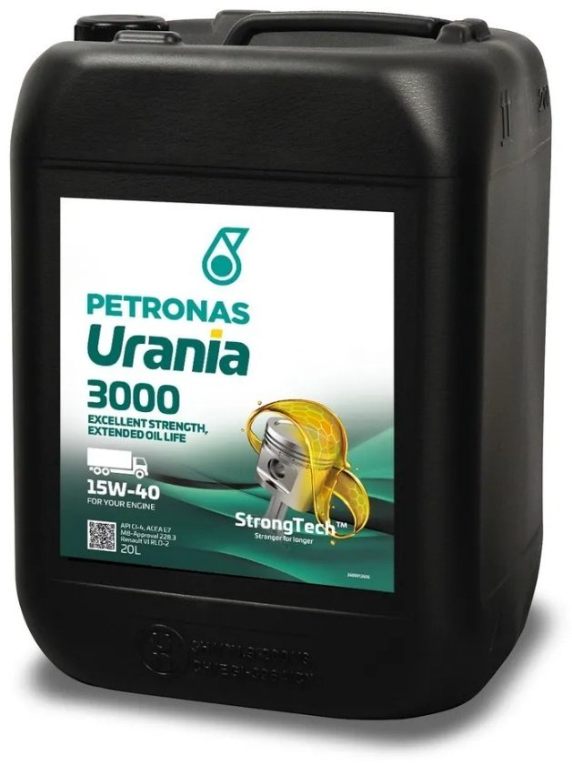 Моторное масло Полусинтетическое Petronas 1 URANIA 3000 15W-40 20 л купить,NaN