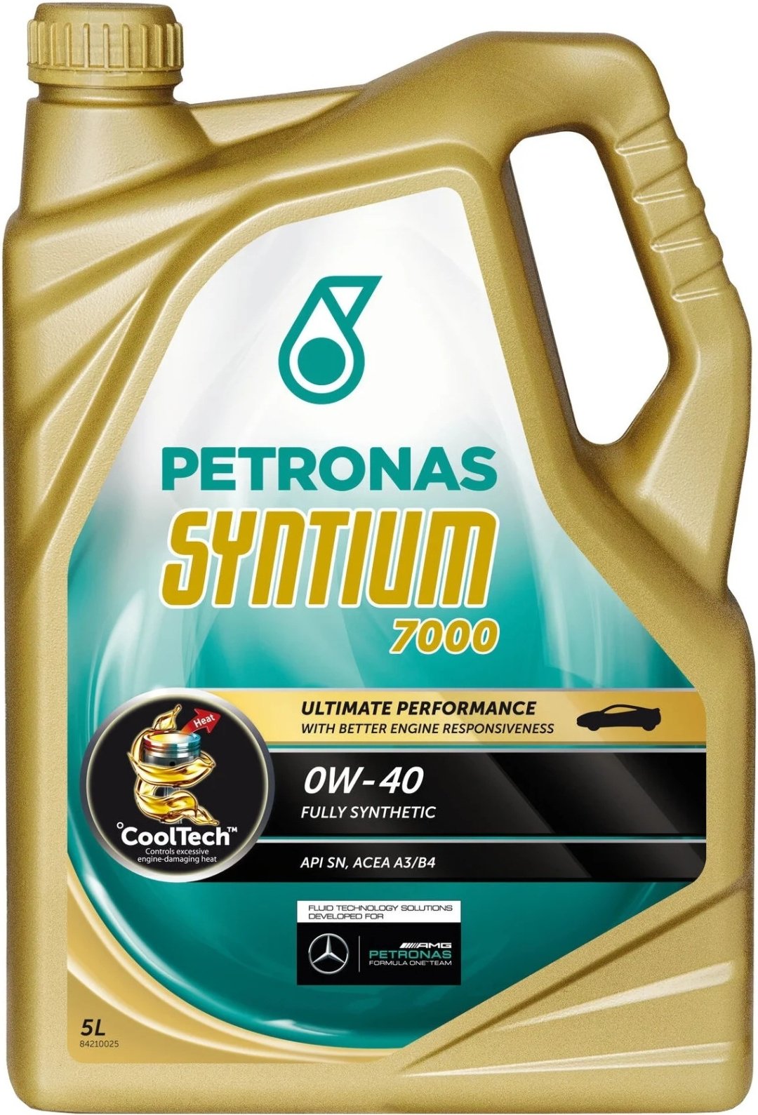 Моторное масло Синтетическое Petronas SYNTIUM 7000 0W-40 5 л