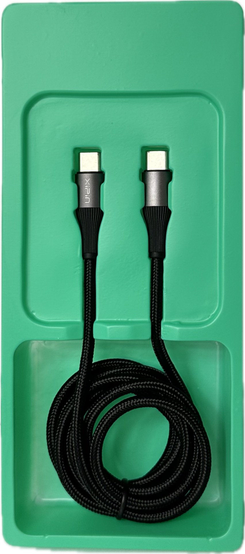 Кабель Xipin USB TypeC (F), USB TypeC (M), 1.2 м, черный купить,NaN