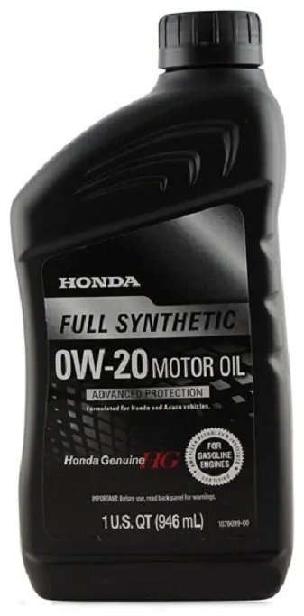Моторное масло Синтетическое Honda FULL SYNTHETIC 0W-20 0.946 л
