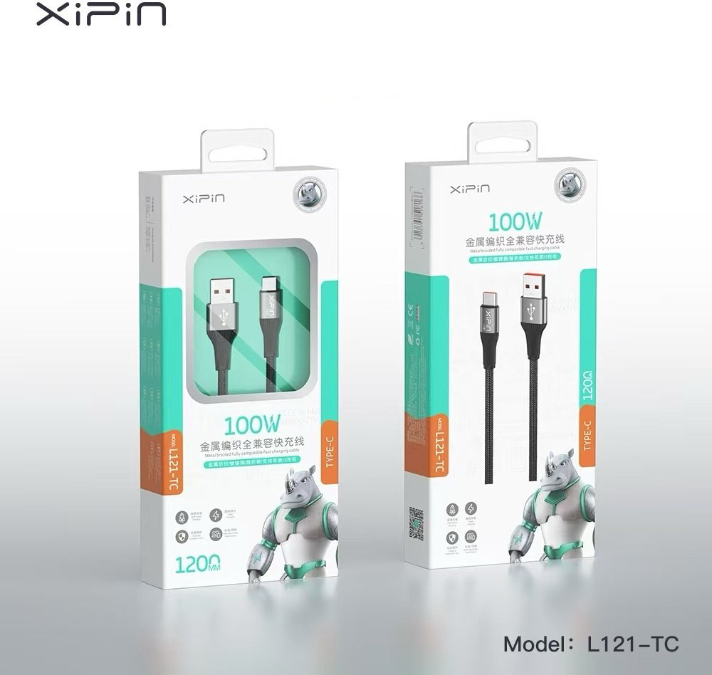 Кабель Xipin USB 3.0 (M), USB TypeC (M), 1.2 м, черный купить,NaN