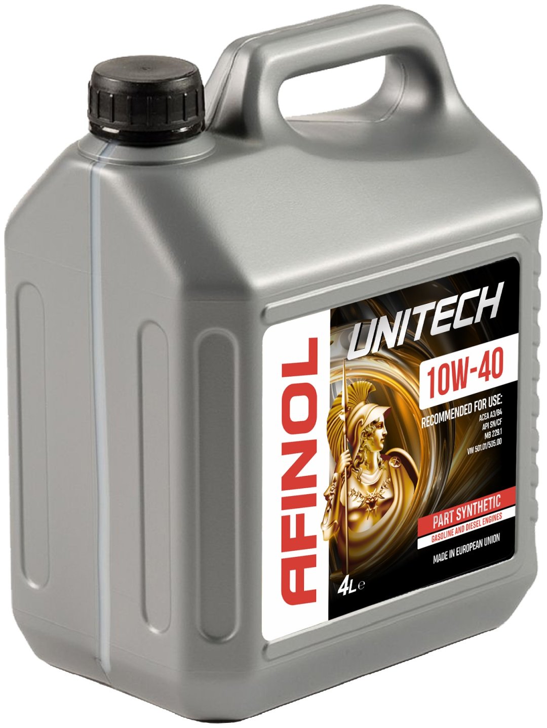 Моторное масло Полусинтетическое AFINOL Unitech 10W-40 4 л