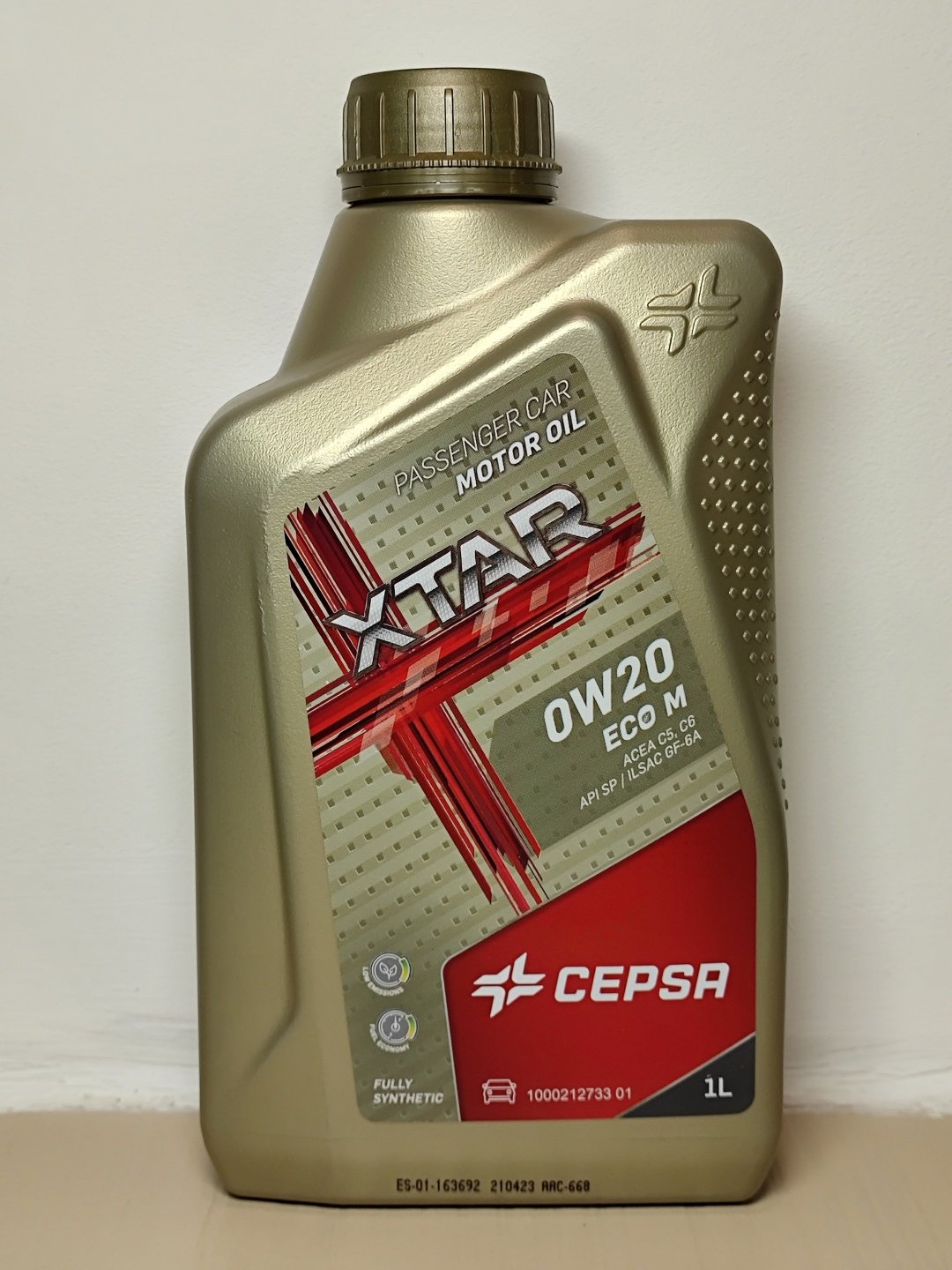 Моторное масло Синтетическое CEPSA XTAR 0W20 ECO M 0W-20 1 л