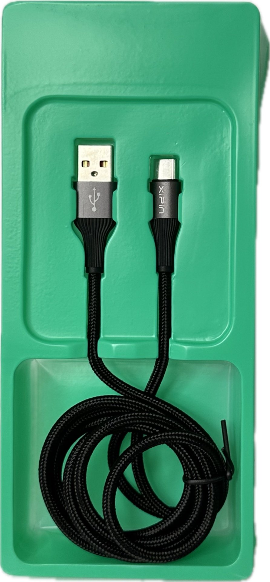 Кабель Xipin USB 3.0 (M), USB TypeC (M), 1.2 м, черный