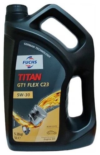 Моторное масло Синтетическое TITAN GT1 FLEX C23 5W-30 5 л