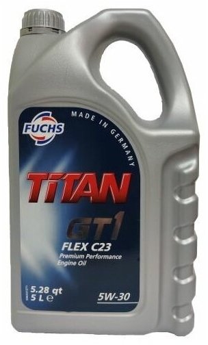 Моторное масло Синтетическое TITAN GT1 FLEX C23 5W-30 5 л
