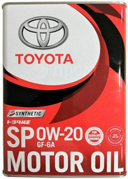 Моторное масло Синтетическое Toyota 08880-13205 0W-20 4 л