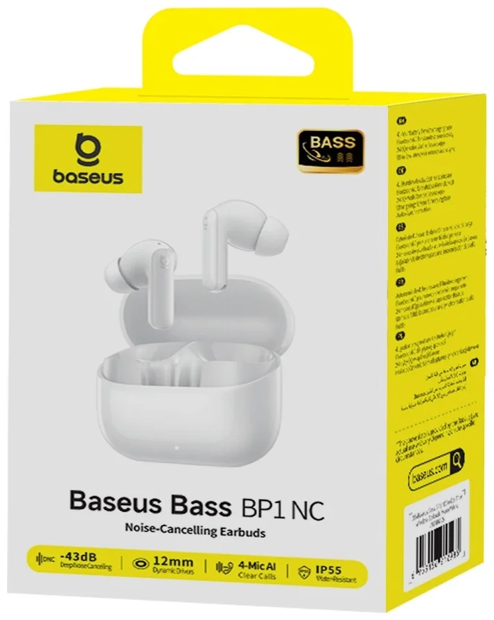 Наушники Baseus Bass BP1 NC A0010705 White