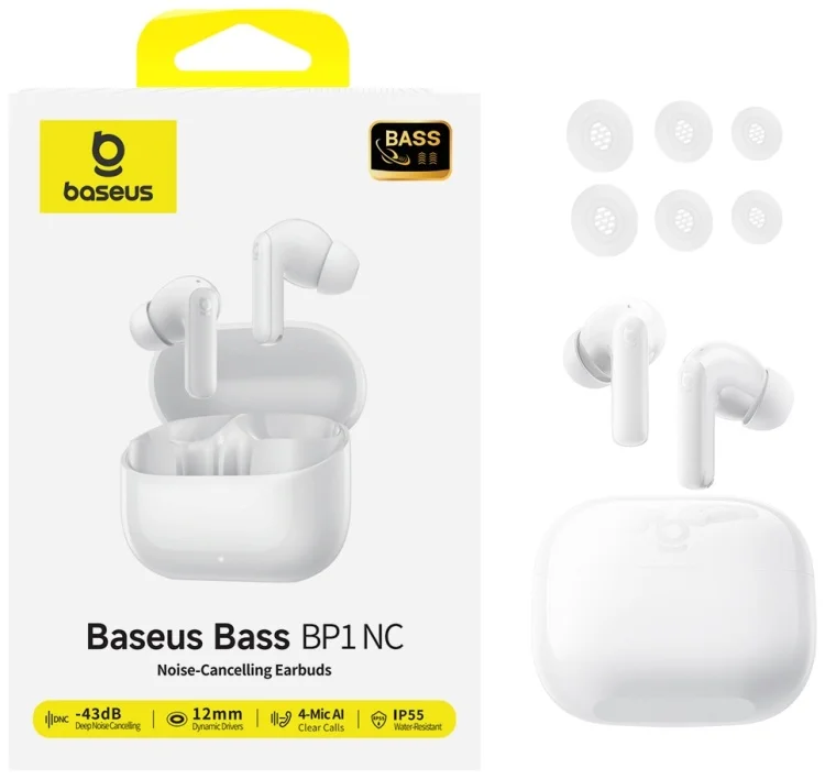 Наушники Baseus Bass BP1 NC A0010705 White
