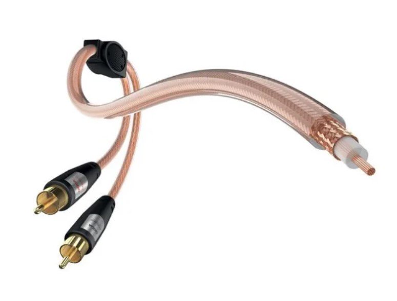 Кабель RCA-2RCA Inakustik Star Audio YSub 5м золотистый