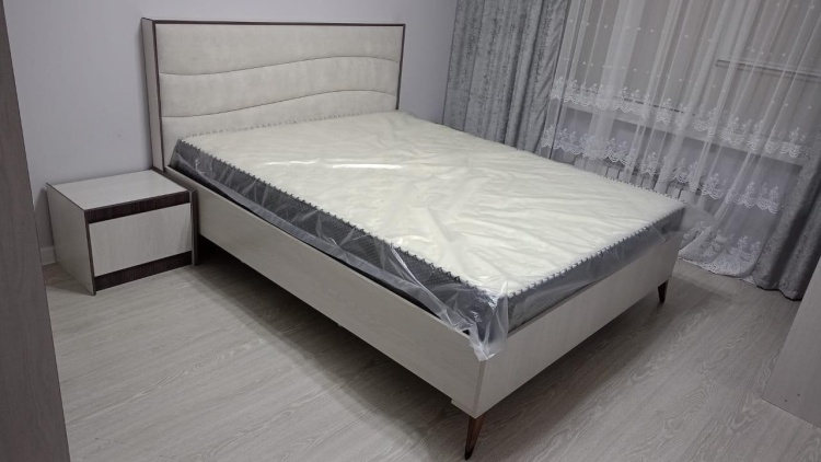Спальный гарнитур Elegant Самира 4д белый-серый купить,NaN