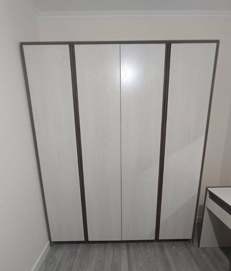 Спальный гарнитур Elegant Самира 4д белый-серый купить,NaN