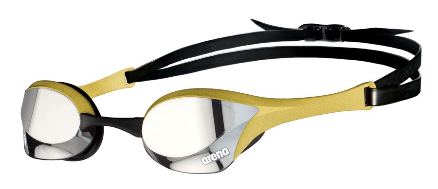 Очки для плавания Arena Cobra core swipe 530 серебристо-золотистые