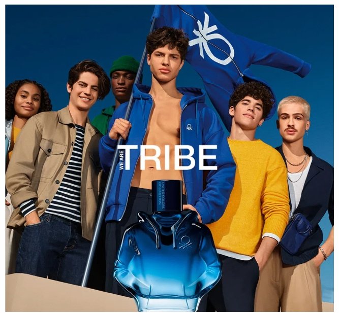 UNITED COLORS OF BENETTON We Are Tribe туалетная вода EDT 90 мл, для мужчин купить,24890