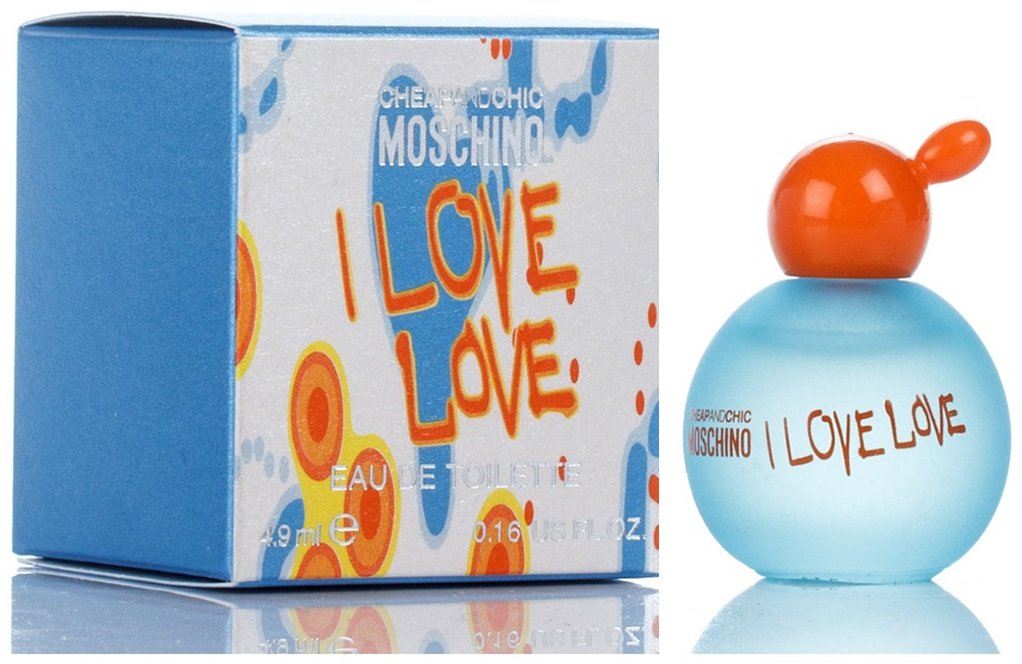 MOSCHINO I Love Love туалетная вода EDT 4.9 мл, для женщин купить,4890